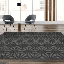 Load image into Gallery viewer, Outdoor/Indoor Villa Dark Grey Rug
