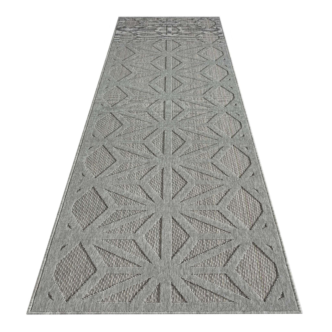 Outdoor/Indoor Star Grey Runner