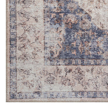 Load image into Gallery viewer, Vintage Victorian Transitional Navy Rug
