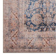 Load image into Gallery viewer, Persian Farmhouse Navy Rug

