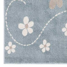 Load image into Gallery viewer, Kids Zoo Animals Blue Rug

