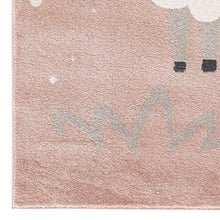 Load image into Gallery viewer, Kids Zoo Funny Animals Pink Rug
