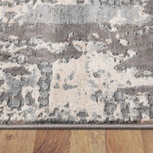 Load image into Gallery viewer, Modern Fading Striped Grey Rug

