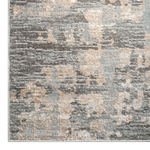 Load image into Gallery viewer, Modern Easy Shaggy Light Grey Runner
