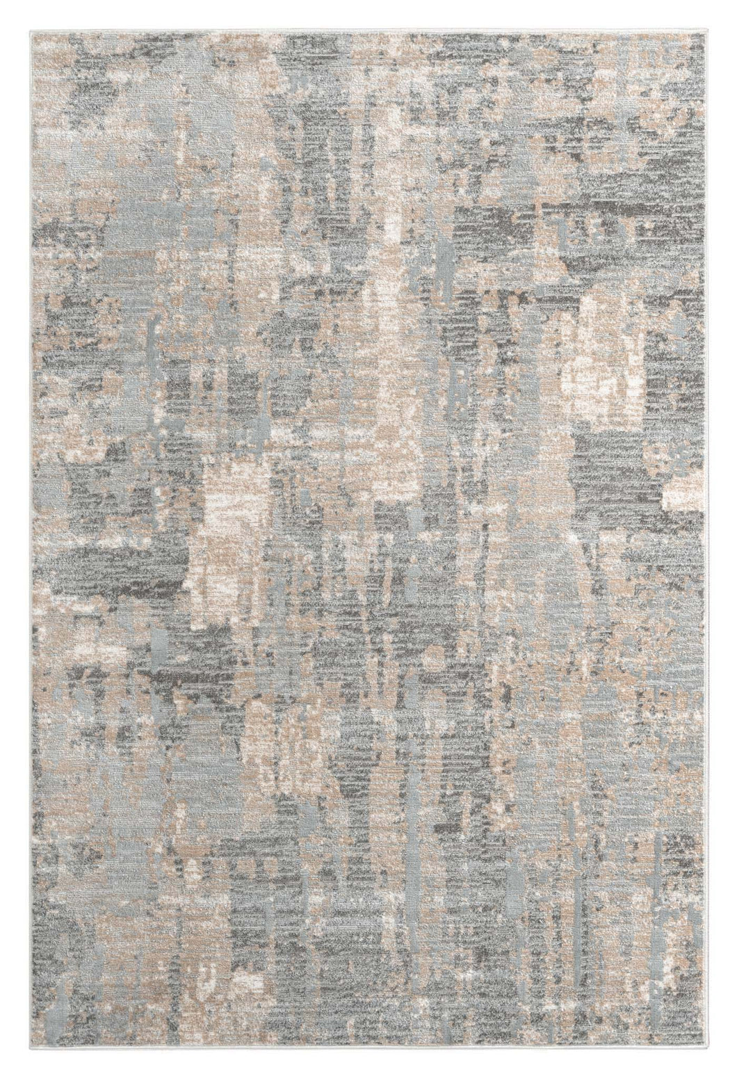 Modern Easy Shaggy Light Grey Rug
