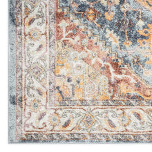 Load image into Gallery viewer, Vintage Transitional Wonders Light Blue Rug
