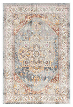 Load image into Gallery viewer, Vintage Transitional Wonders Light Blue Rug
