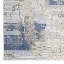 Load image into Gallery viewer, Modern Palette Blue Rug
