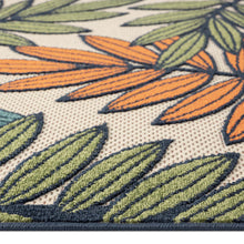 Load image into Gallery viewer, Bohemian Outdoor/Indoor Floral Multi Rug
