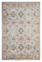 Load image into Gallery viewer, Traditional Diamond Light Blue Rug
