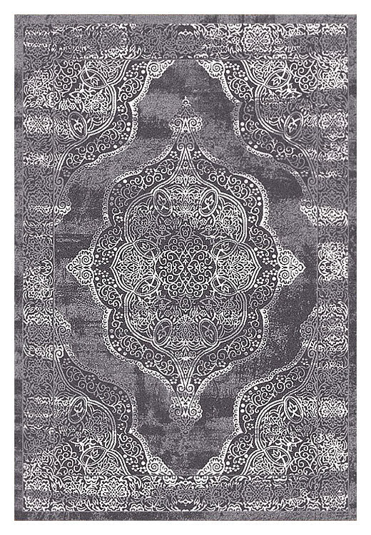 Victorian Traditional Grey Rug