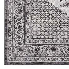 Load image into Gallery viewer, Victorian Moroccan Design Grey Runner
