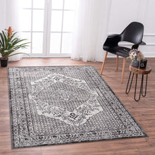 Load image into Gallery viewer, Victorian Moroccan Design Grey Rug
