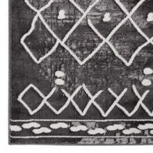 Load image into Gallery viewer, Contemporary Moroccan  Grey Runner
