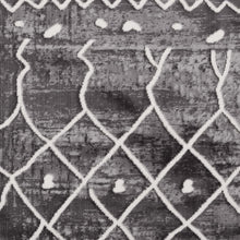 Load image into Gallery viewer, Contemporary Moroccan  Grey Runner
