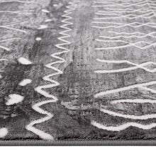 Load image into Gallery viewer, Contemporary Moroccan  Grey Runner

