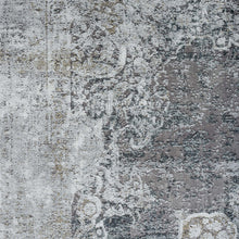 Load image into Gallery viewer, Vintage Victorian Faded Luxe Grey Rug
