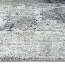 Load image into Gallery viewer, Vintage Victorian Faded Luxe Grey Rug
