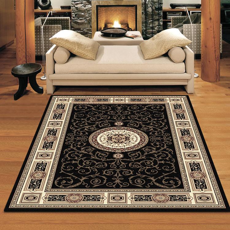 Golden Boarder Lover Black Rug