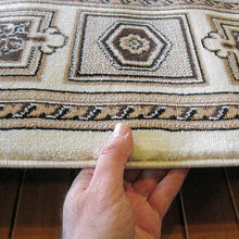 Load image into Gallery viewer, Brown Boarder Lover Cream Rug
