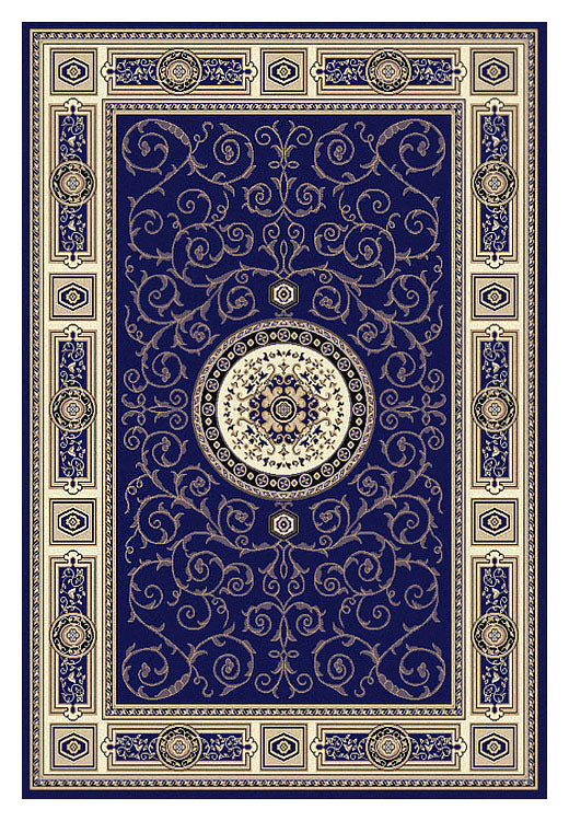 Golden Boarder Lover Dark Blue Rug