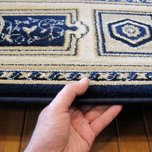 Load image into Gallery viewer, Golden Boarder Lover Dark Blue Rug
