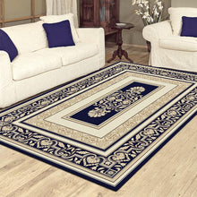Load image into Gallery viewer, Traditional Lover Dark Blue Rug

