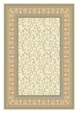 Load image into Gallery viewer, Elegant Boarder Traditional Lover Cream Rug
