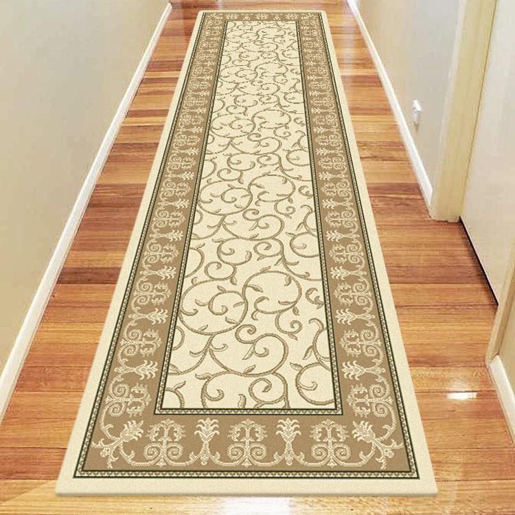 Elegant Boarder Traditional Lover Rug Runner