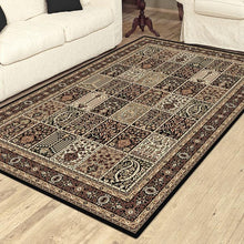 Load image into Gallery viewer, Traditional Oriental Lover Black Rug
