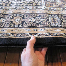 Load image into Gallery viewer, Traditional Oriental Lover Black Rug
