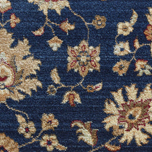 Load image into Gallery viewer, Persian Oriental Luxury Navy Rug

