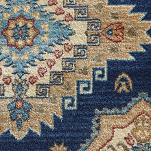 Load image into Gallery viewer, Persian Oriental Farmhouse Navy Rug
