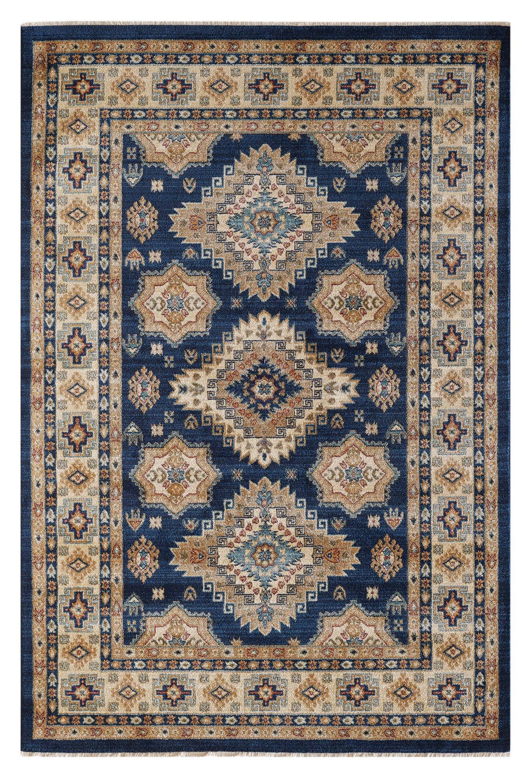 Persian Oriental Farmhouse Navy Rug