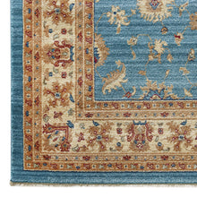 Load image into Gallery viewer, Persian Oriental Farmhouse Blue Runner
