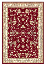 Load image into Gallery viewer, Golden Boarder Traditional Design Red Rug
