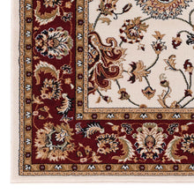 Load image into Gallery viewer, Golden Boarder Traditional Design Cream Runner
