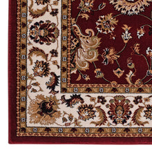 Load image into Gallery viewer, Golden Boarder Oriental Design Red Rug
