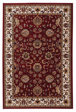 Load image into Gallery viewer, Golden Boarder Oriental Design Red Rug
