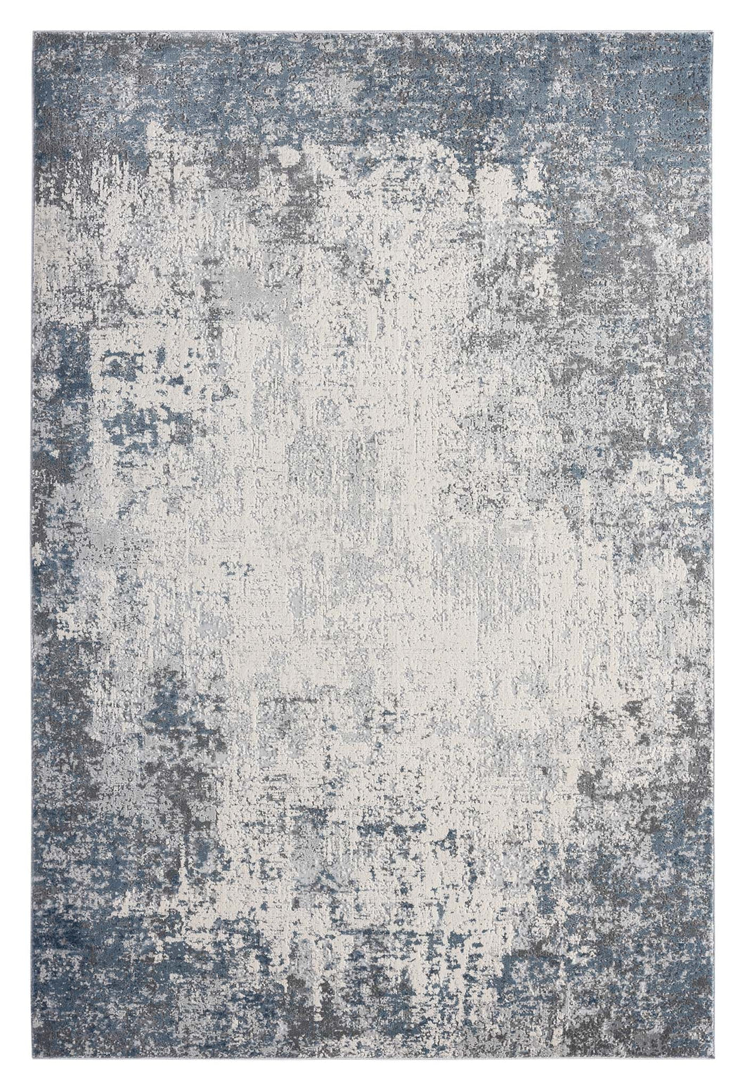 Stylish Transitional Faded Grey Rug