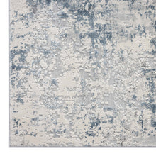 Load image into Gallery viewer, Stylish Transitional Faded Cloud Light Grey Rug
