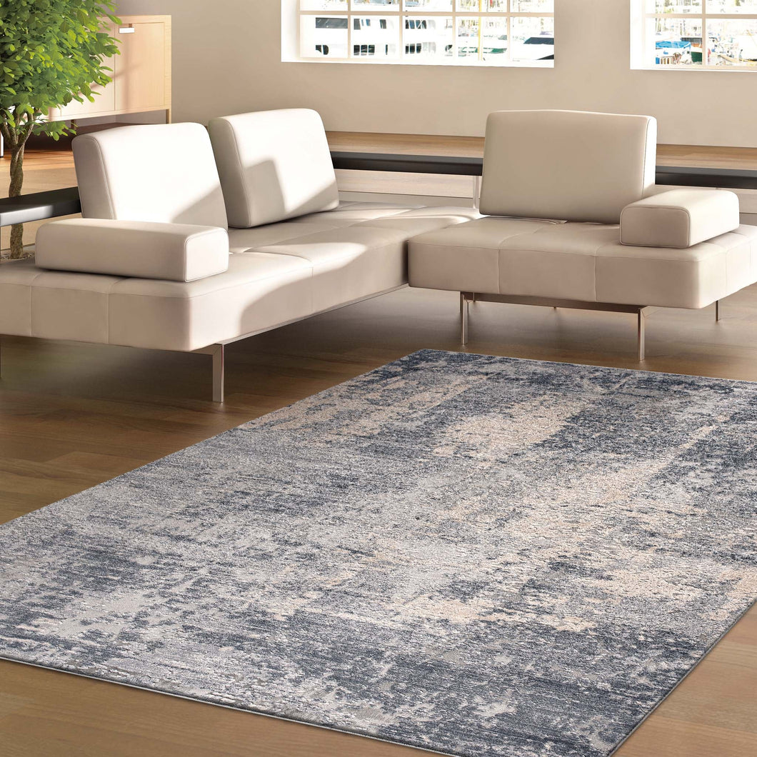 Stylish Transitional Cloud Palette Smoke Rug