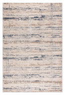 Stylish Transitional Striped Reverse Light Grey Rug