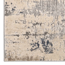 Load image into Gallery viewer, Stylish Faded Striped Reverse Light Grey Rug
