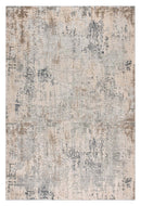 Stylish Faded Striped Reverse Light Grey Rug