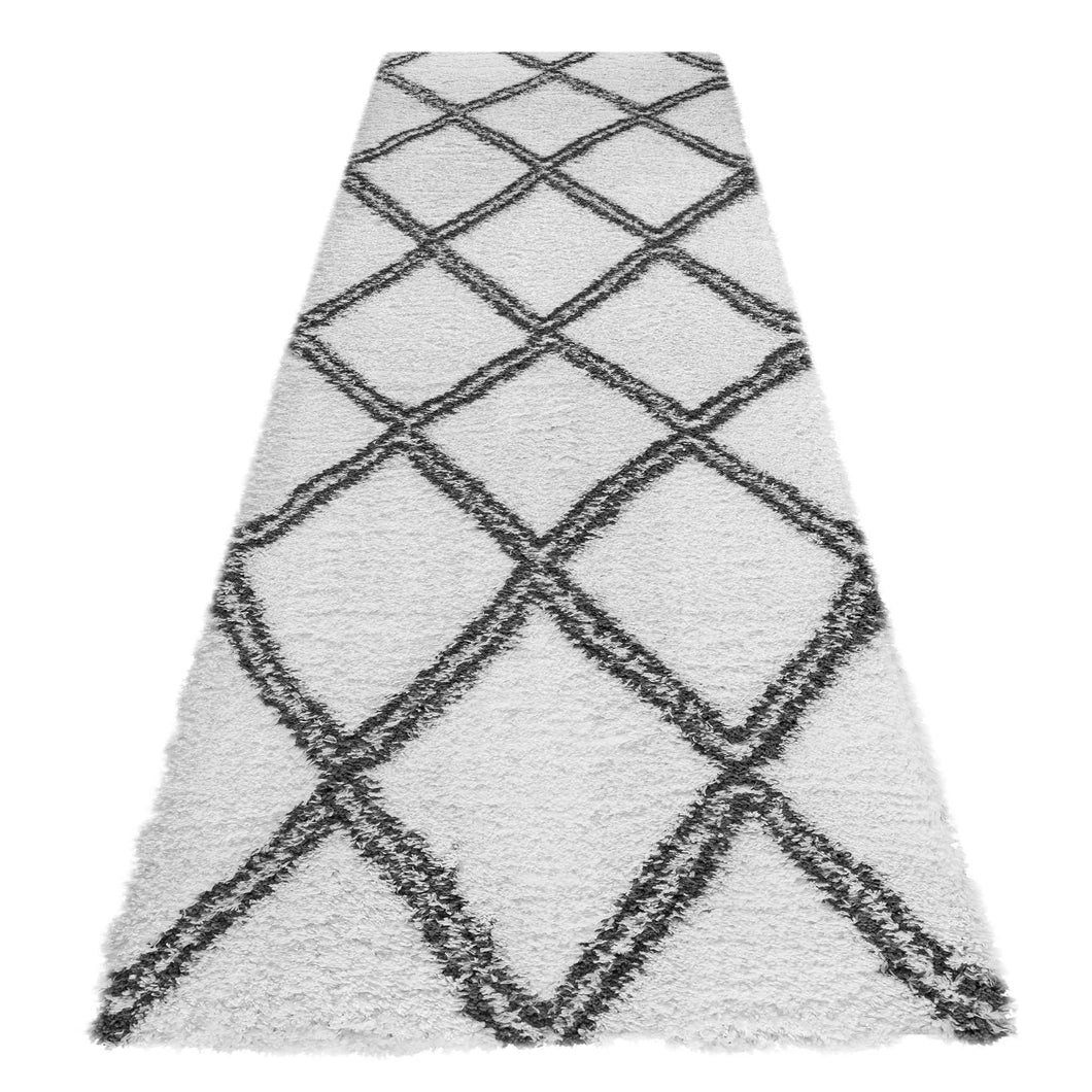 Moroccan Plushy Cream Runner