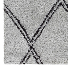 Load image into Gallery viewer, Moroccan Plushy Grey Rug
