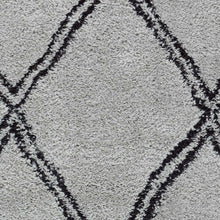 Load image into Gallery viewer, Moroccan Plushy Grey Rug
