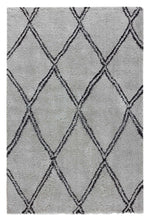 Load image into Gallery viewer, Moroccan Plushy Grey Rug
