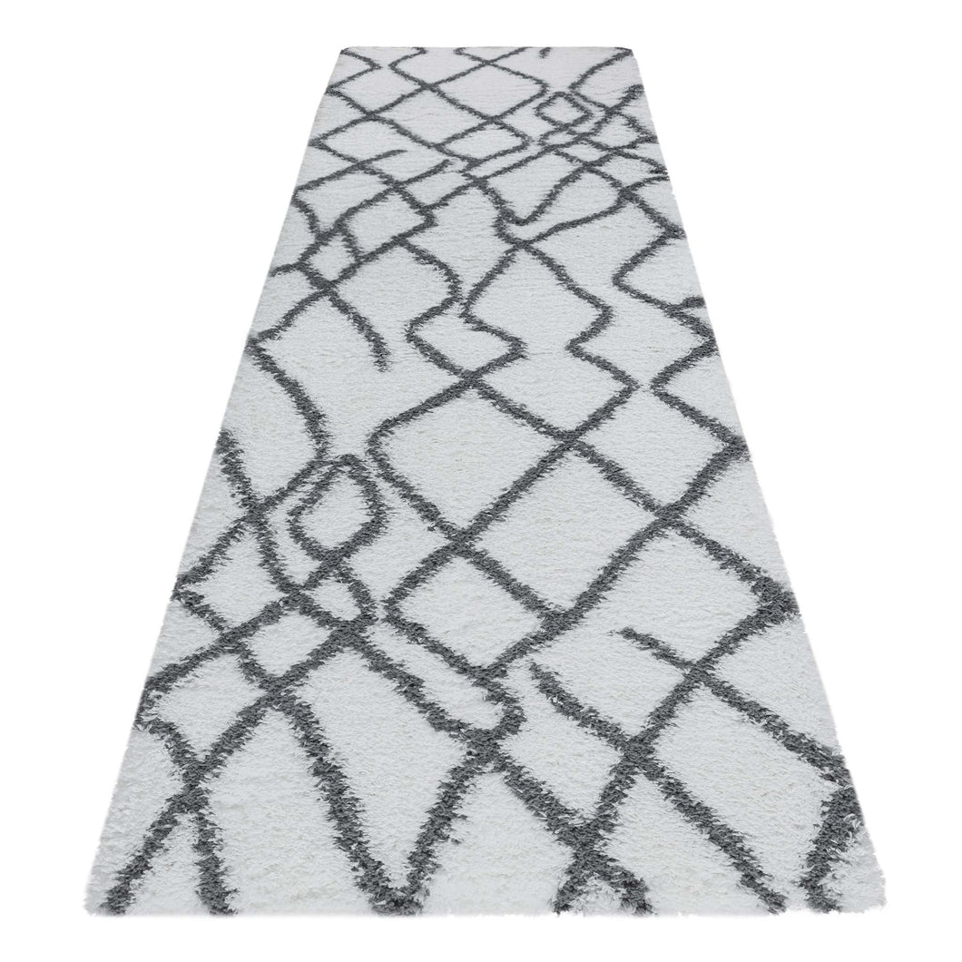 Moroccan Plushy Cream Runner